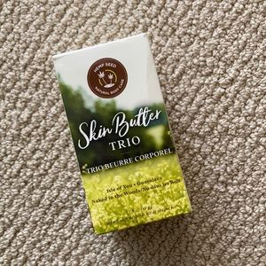 NEW Hemp Seed Natural Body Care Skin Butter Trio Body Lotion 3 Scents NIB